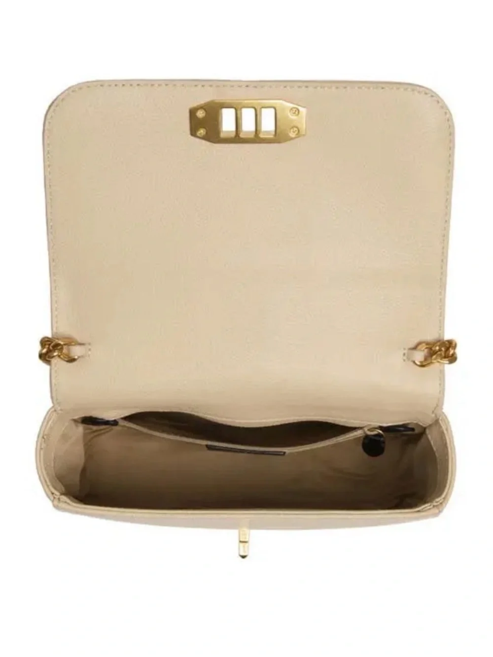Rebecca Minkoff Cream Crossbody with Gold-Tone Hardware